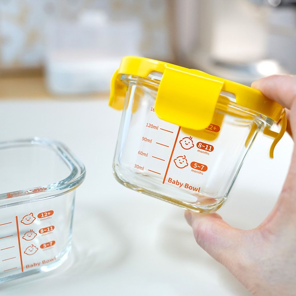 Baby Food Jars Glass - New 170ml Food Storage Box Glass