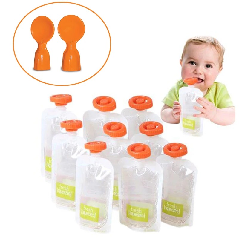 Baby Food Jars Glass - 50Pcs Baby Food Storage Bag Make