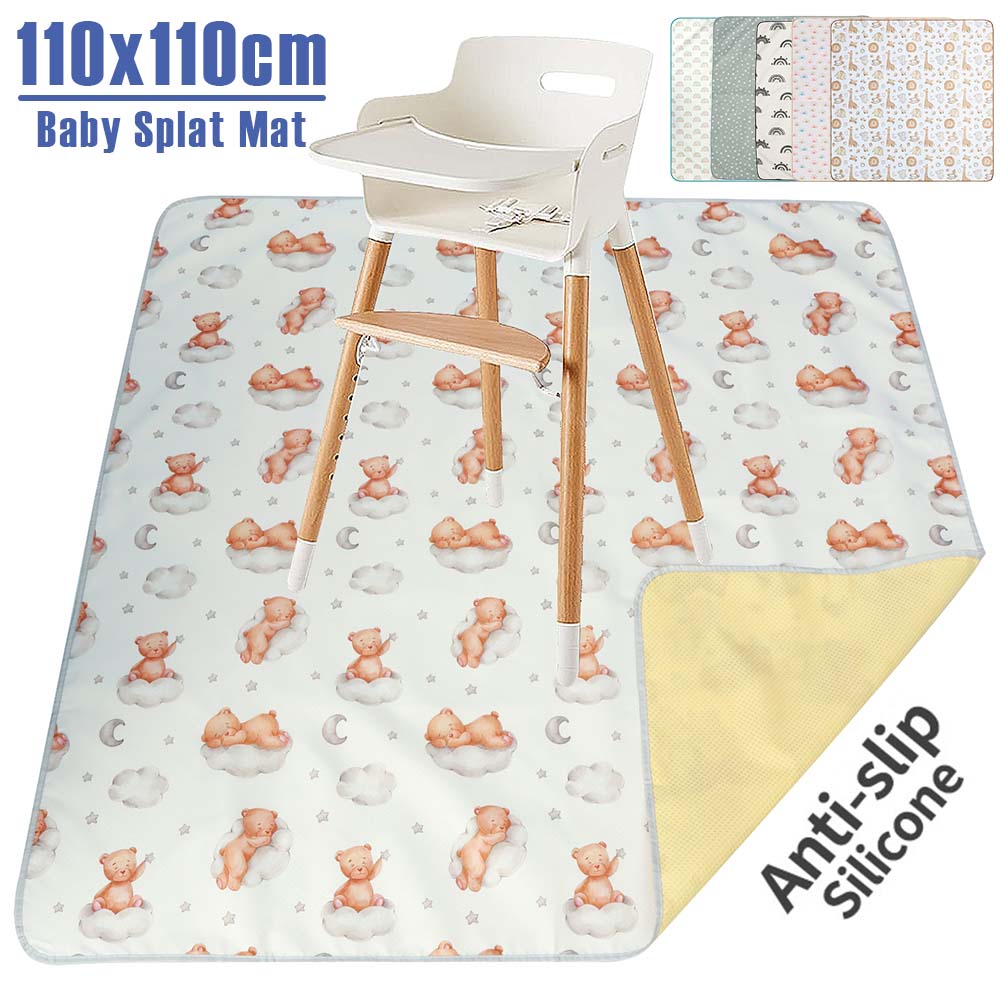 Baby Splat Mat Anti Slip High  - Baby Food Eating Chair ulasan dan harga