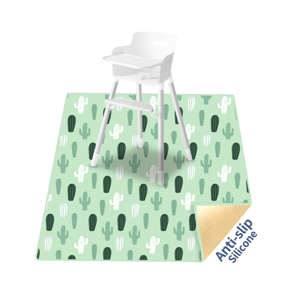 HappyFlute Splat Mat for Under - Highchair Splash Mat ulasan dan harga
