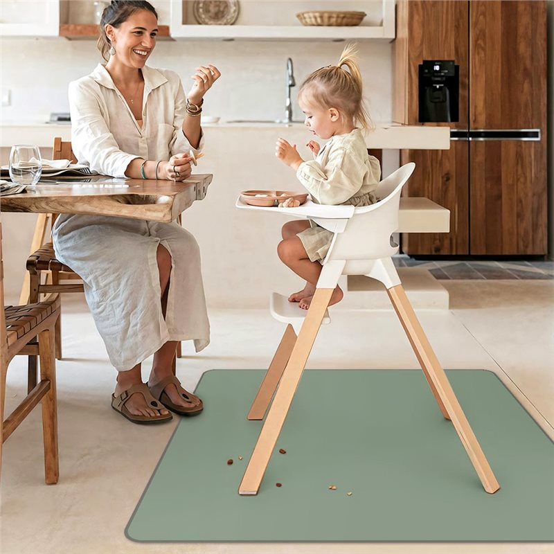 2025 Trend Splash Wipeable Bab - Highchair Splash Mat ulasan dan harga