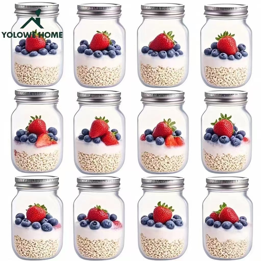 6Pcs, 12Pcs, 500Ml/16Oz, Glass - Baby Food Jars Glass ulasan dan harga