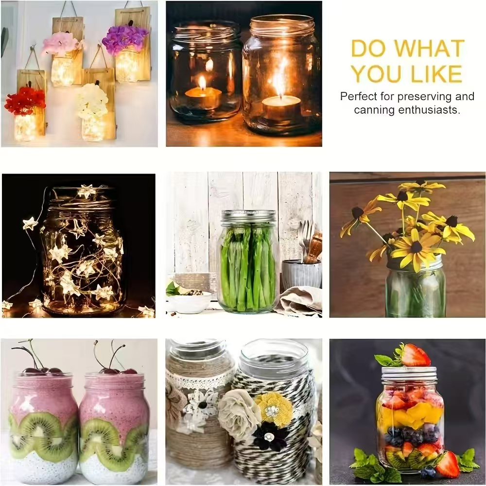 6Pcs, 12Pcs, 500Ml/16Oz, Glass - Baby Food Jars Glass ulasan dan harga
