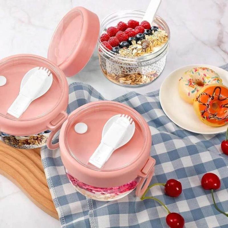 Large Capacity Salad Oatmeal C - Baby Food Jars Glass ulasan dan harga