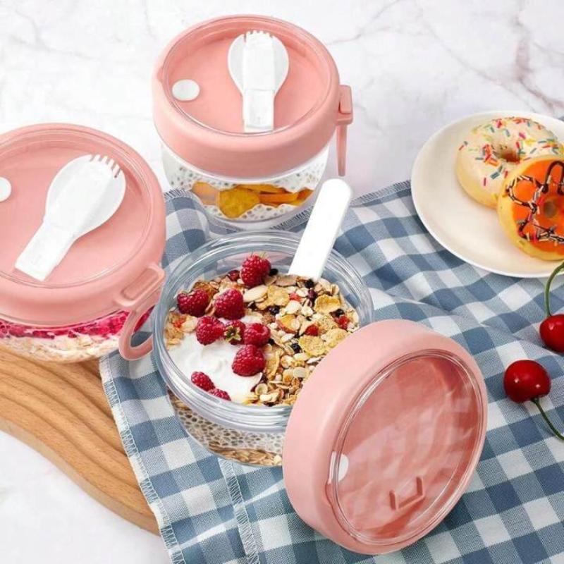 Large Capacity Salad Oatmeal C - Baby Food Jars Glass ulasan dan harga