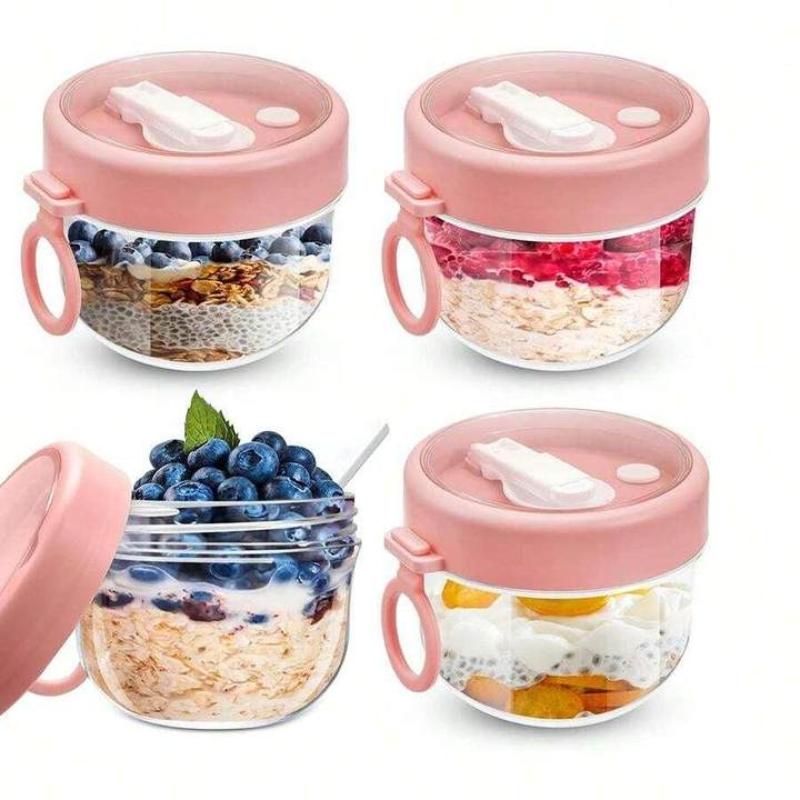 Large Capacity Salad Oatmeal C - Baby Food Jars Glass ulasan dan harga