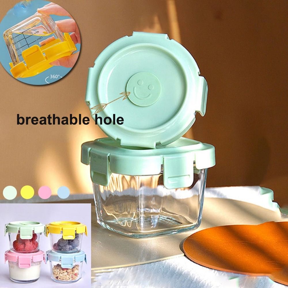 Simple 170ml Food Storage Box  - Baby Food Jars Glass ulasan dan harga