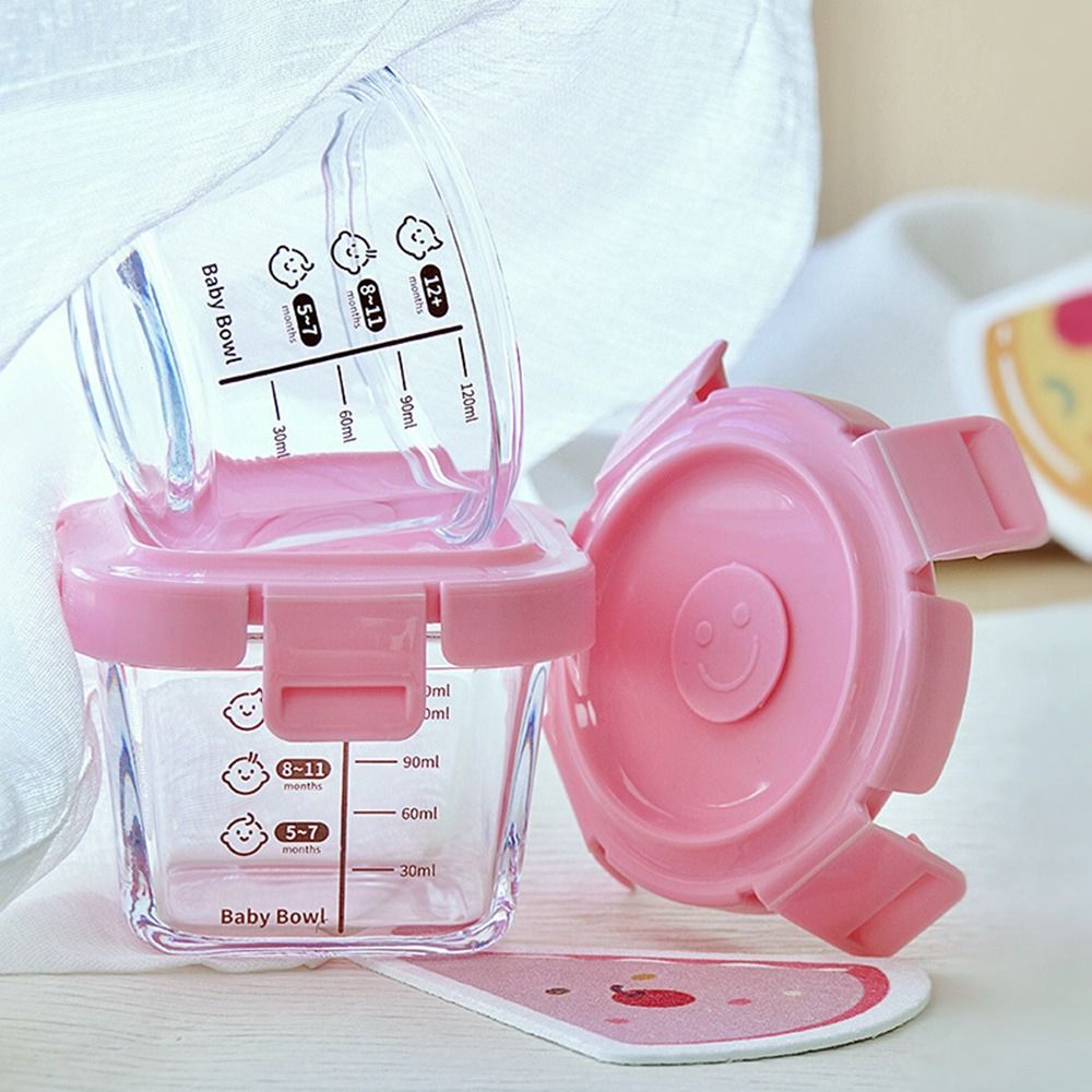 170ml Glass Food Storage Box F - Baby Food Jars Glass ulasan dan harga