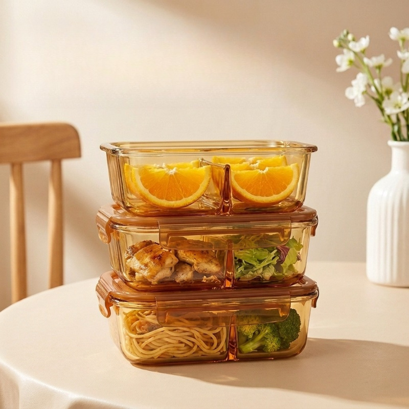 HIGH BOROSILICATE GLASS COMPAR - Baby Food Jars Glass ulasan dan harga